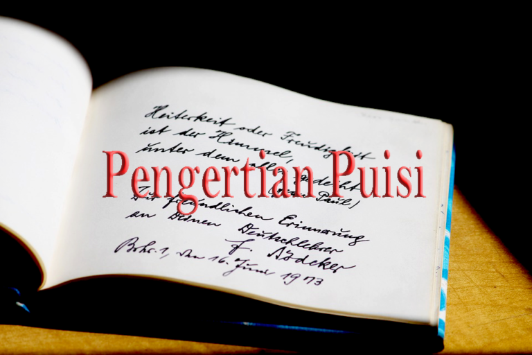 Puisi: Pengertian, Jenis, Ciri-Ciri Dan Contohnya