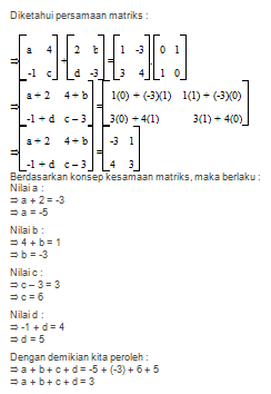 Latihan Soal Matematika Matriks Kelas 11 – DIKBUD