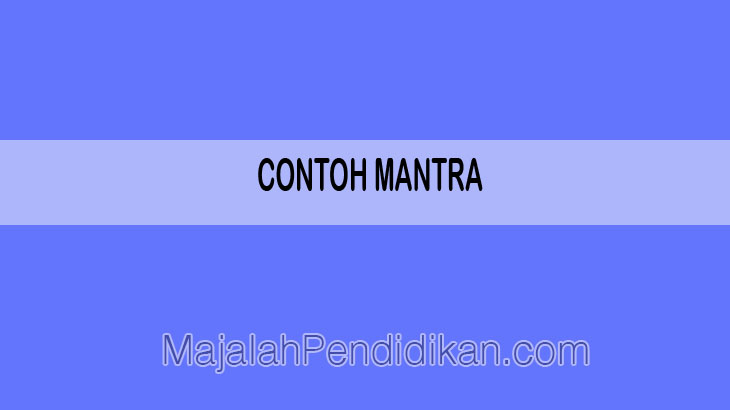Contoh Mantra