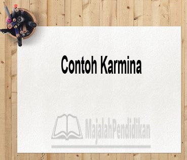 Contoh Karmina