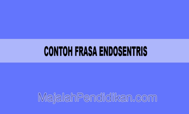 Contoh Frasa Endosentris